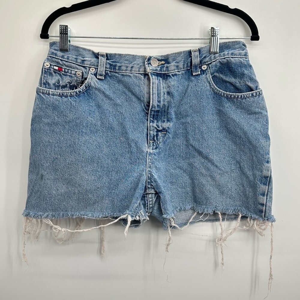 Tommy Hilfiger Classic 1990's High Rise Cut-Off Mom Shorts Size 29
